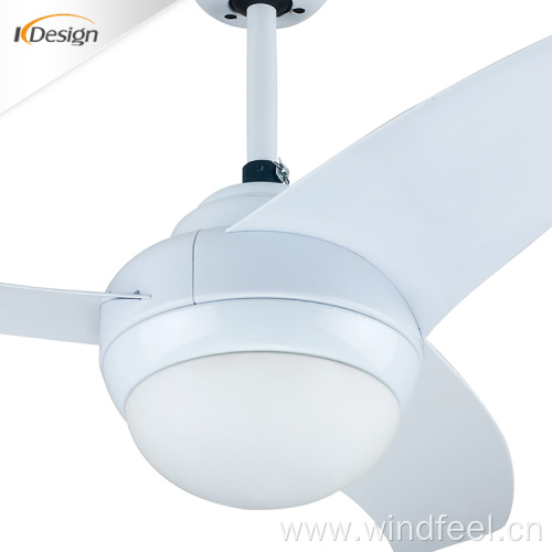 Low profile 42 inch white ceiling fan